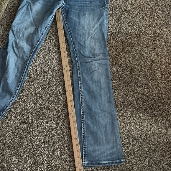 Grace in LA Light Blue Boot Cut Jeans with Embellished Pockets - Picture 7 of 7